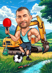 Animuokis Karikatūriškai