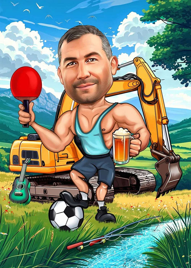 Animuokis Karikatūriškai